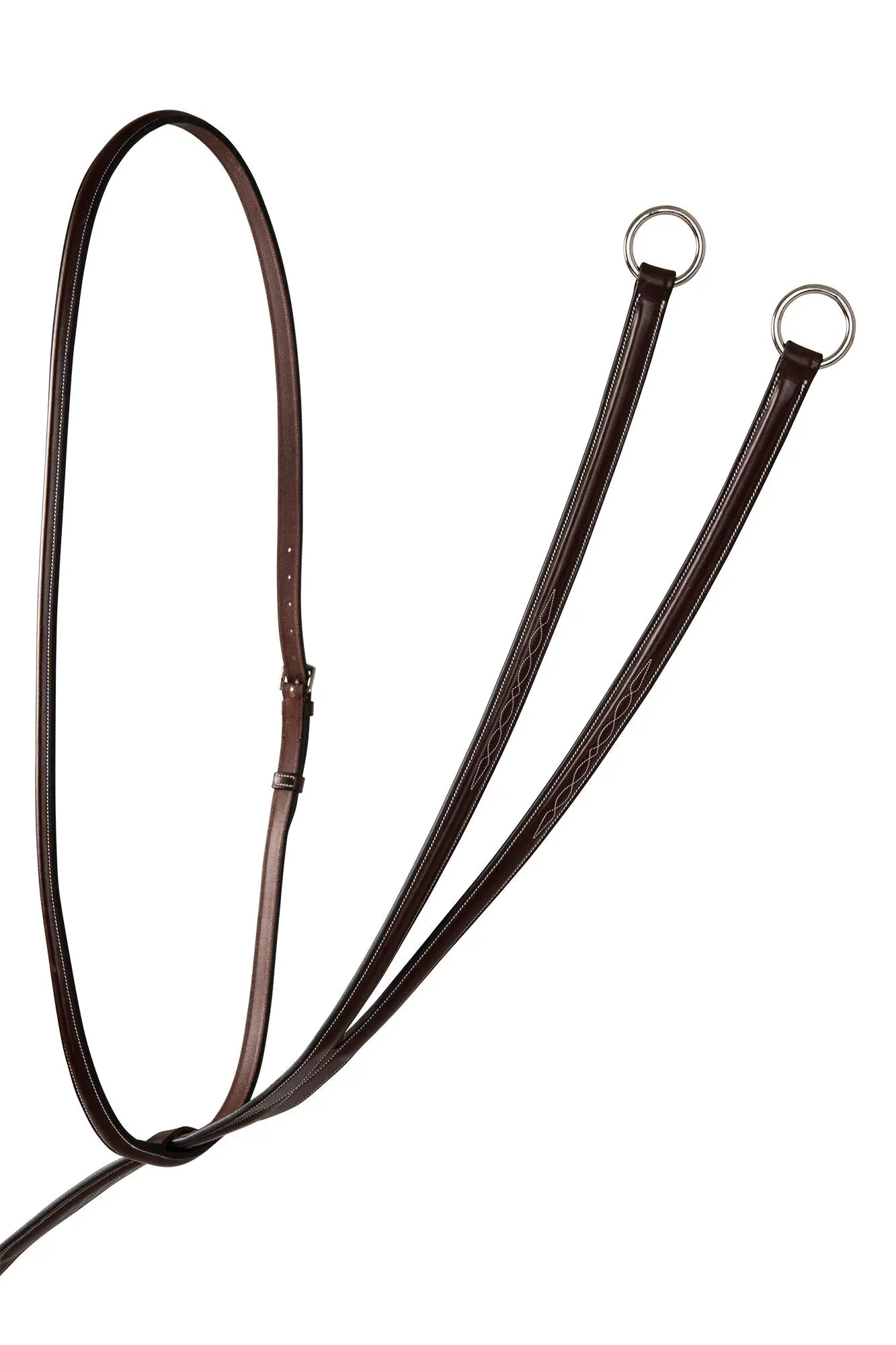 Huntley Equestrian Sedgwick Fancy Stitched Running Martingale, Cob size - Image 10