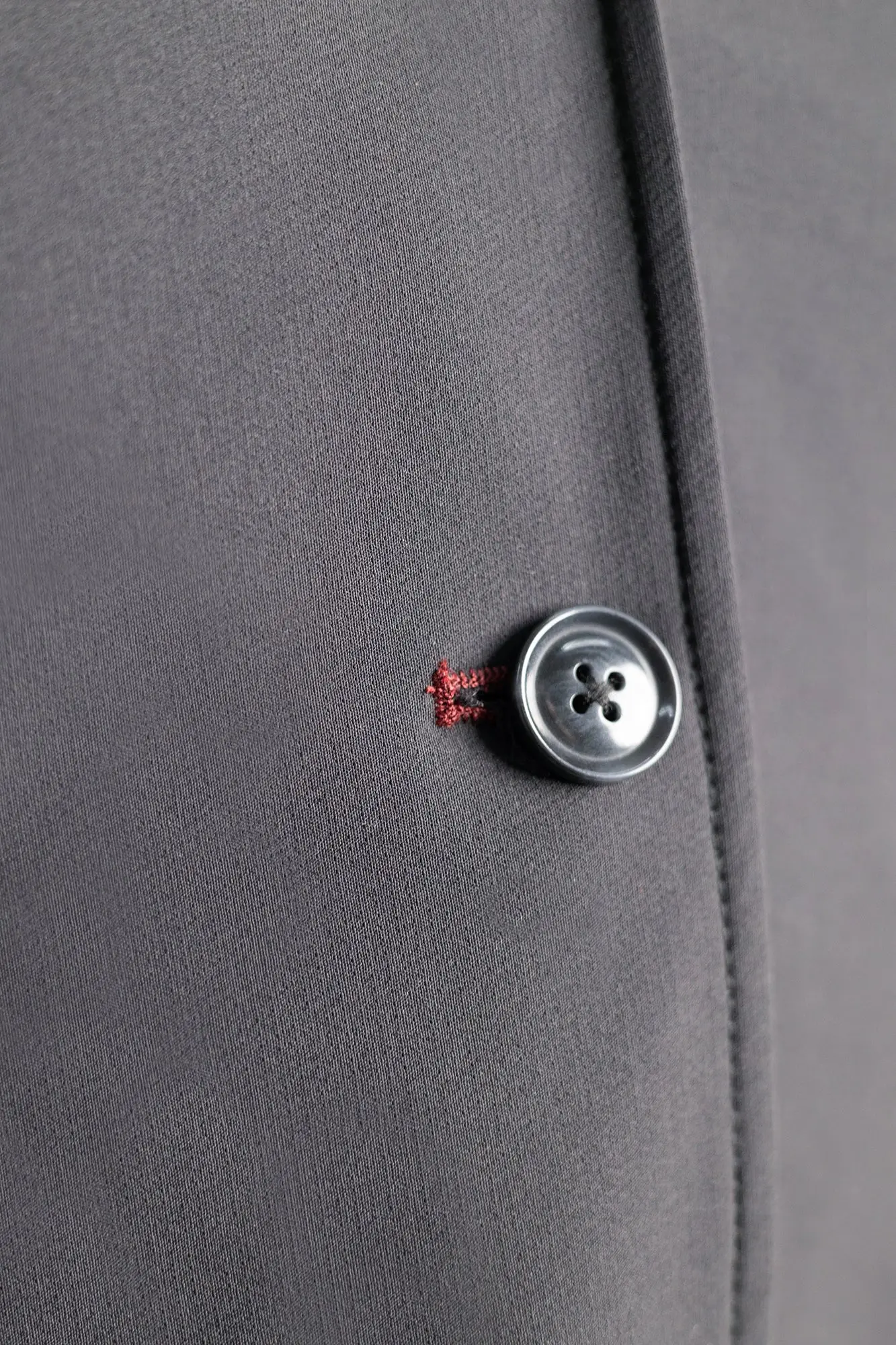 Grand Prix Ladies EQJ Classic 3 Button Show Jacket, Black with Burgundy Collar - Image 10