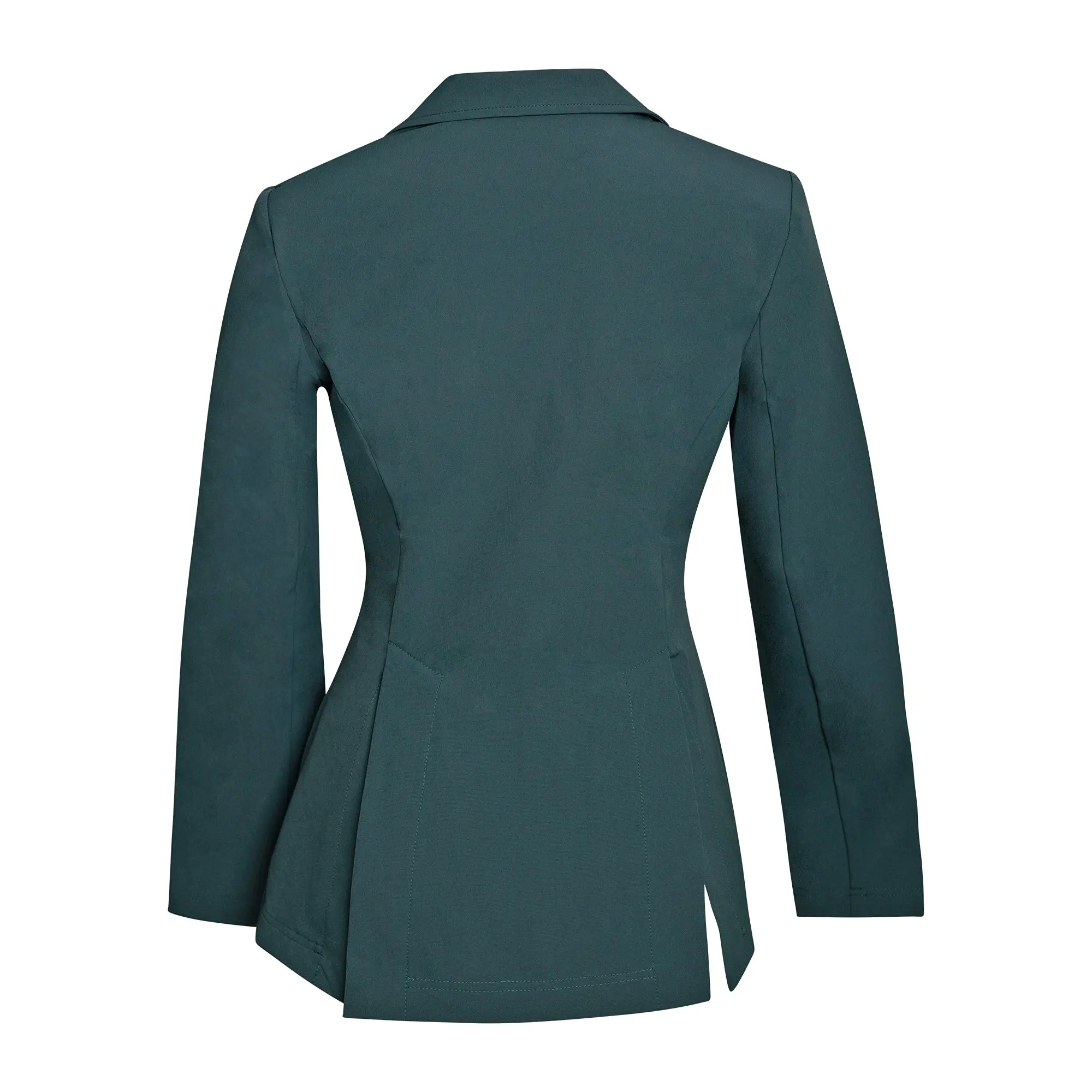 Grand Prix Quinn Show Jacket, 4 Button Front with Hidden Zipper Closure, New Green - Image 8