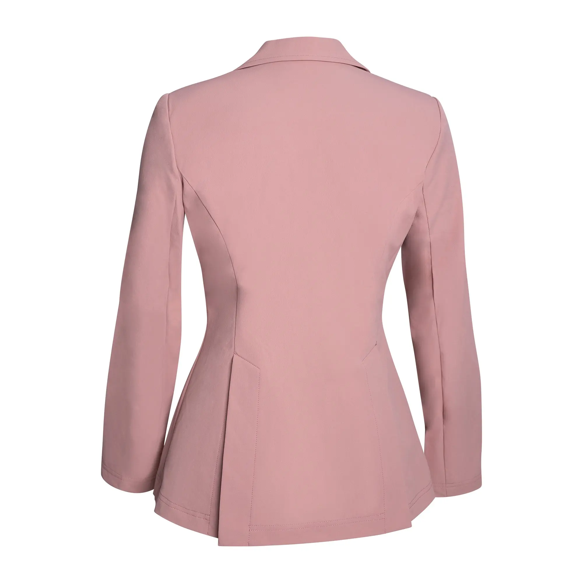 Grand Prix Quinn Show Jacket, 4 Button Front with Hidden Zipper Closure, Rose - Image 10