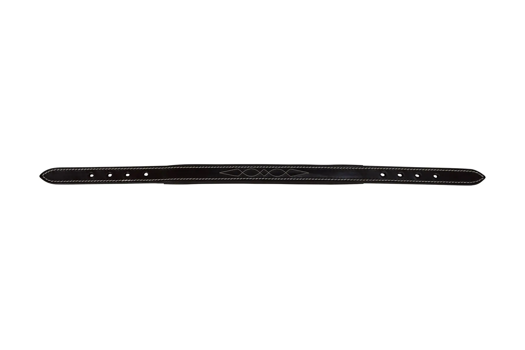Huntley Equestrian Fancy Stitched Leather Halter Replacement Crown Piece
