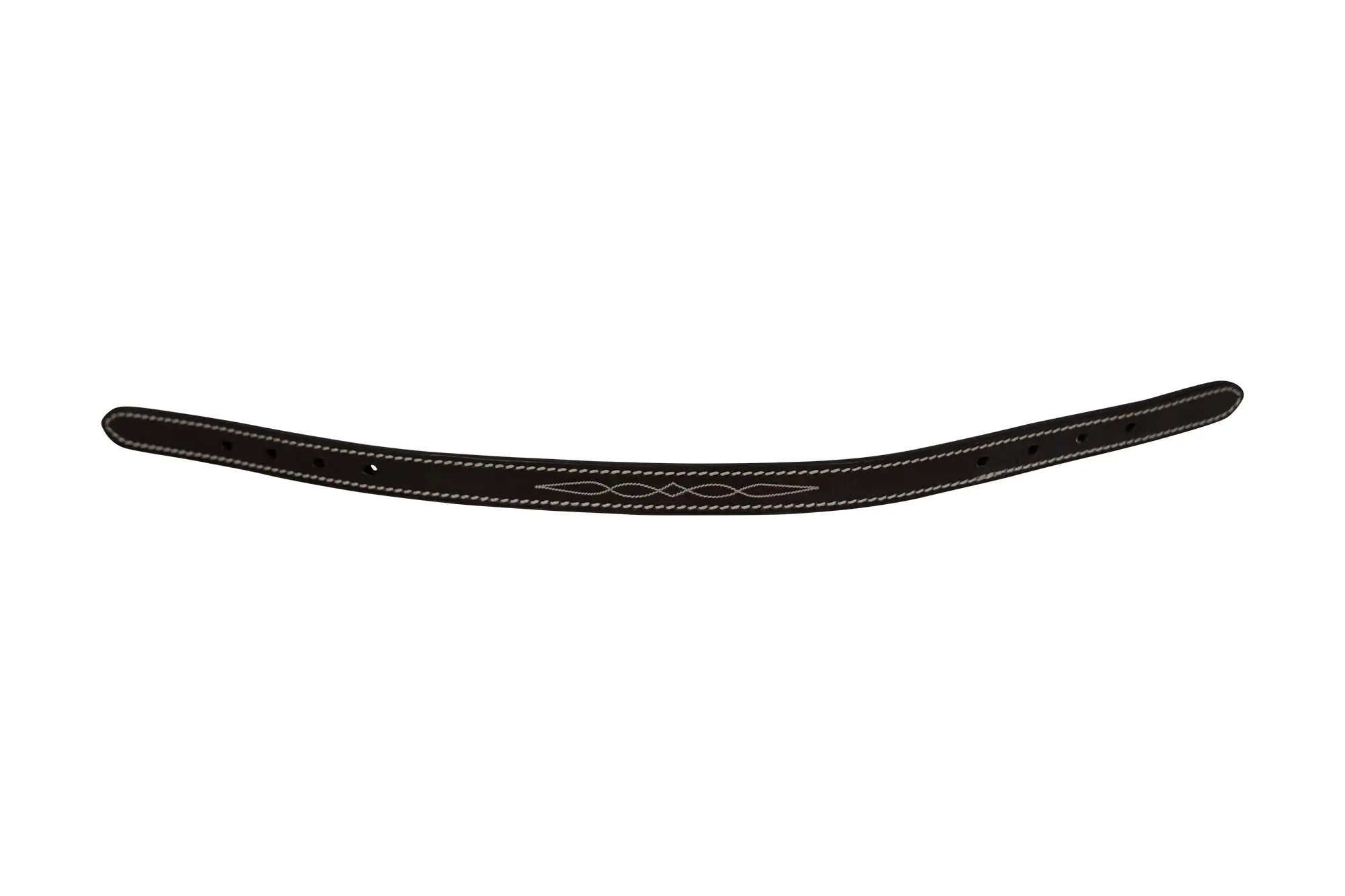 Huntley Equestrian Fancy Stitched Leather Pony Halter Replacement Crown