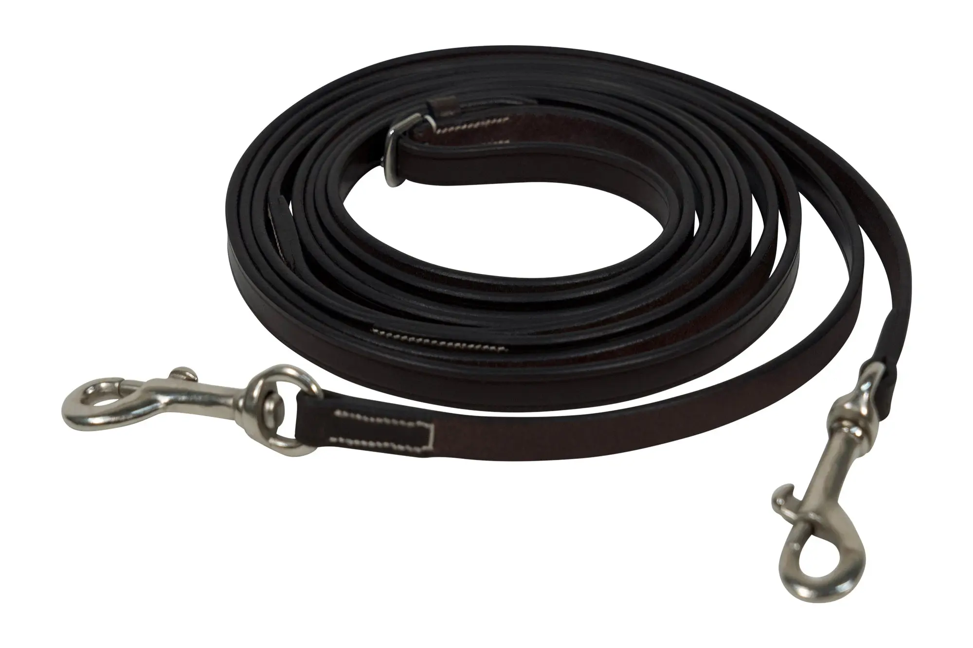 Huntley Equestrian Sedgwick Leather Draw Reins With Snap Ends - Image 2