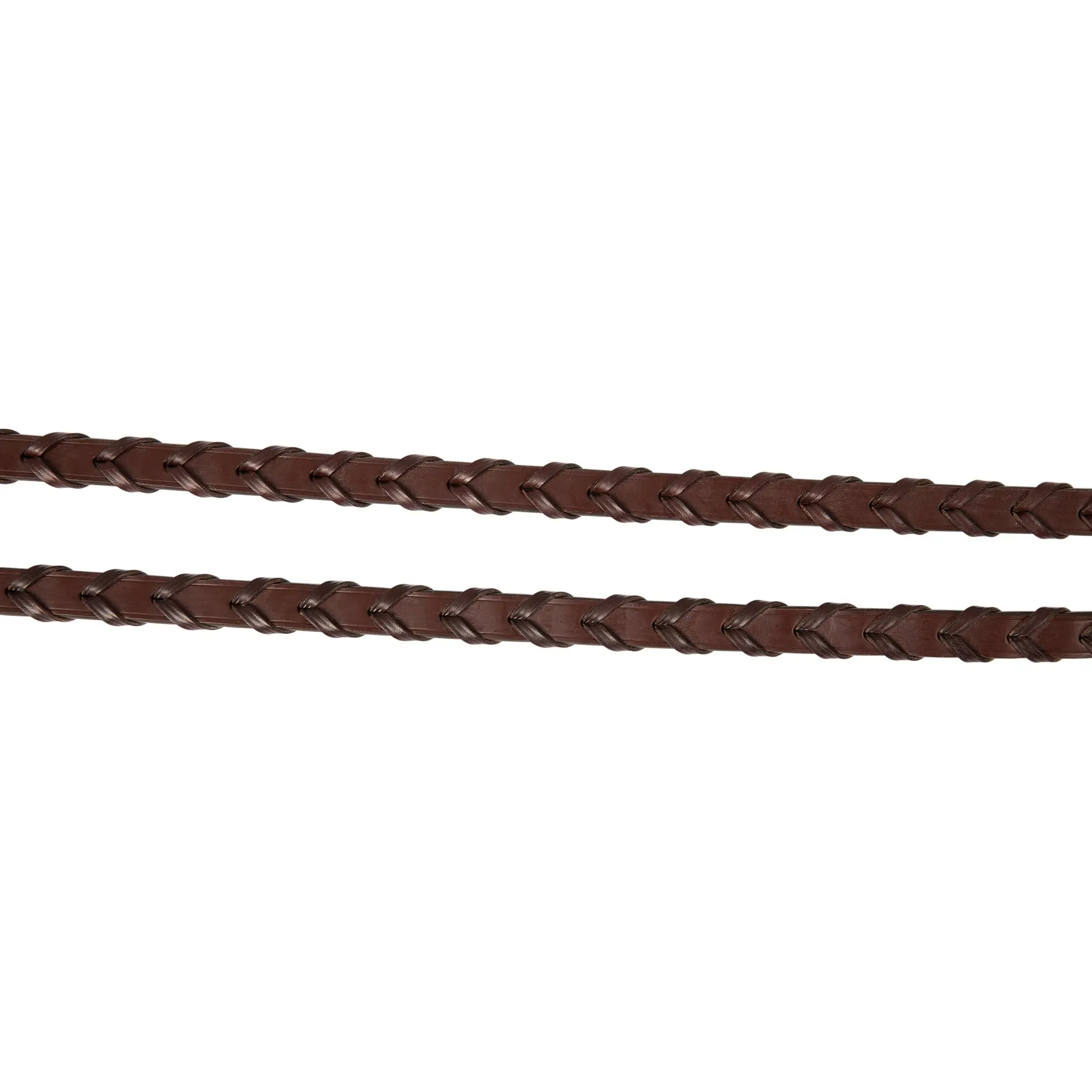 Huntley Equestrian Sedgwick Fancy Stitched Square Raised Laced Reins - Image 12