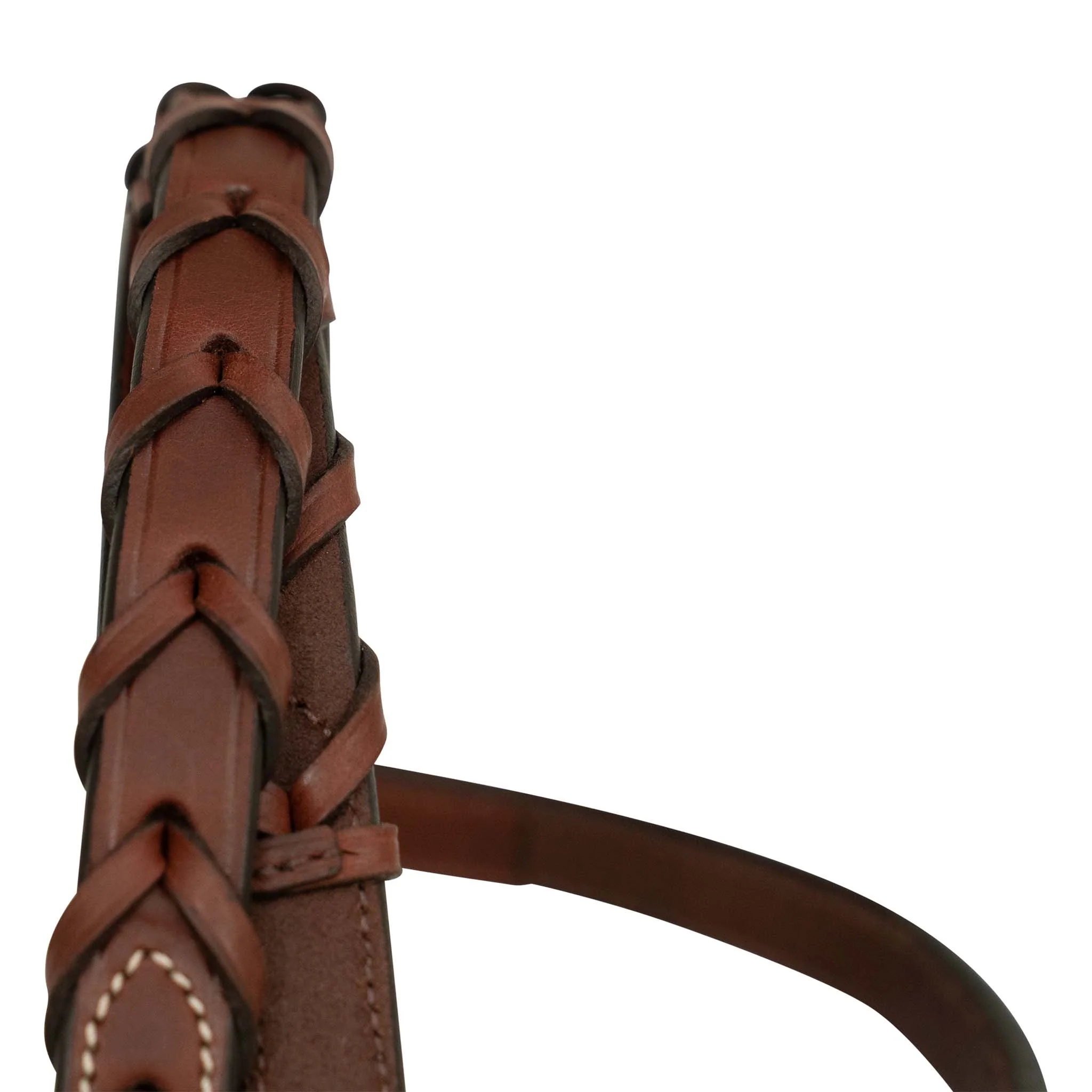 Huntley Equestrian Fancy Stitched Schooling Laced Reins - Image 4